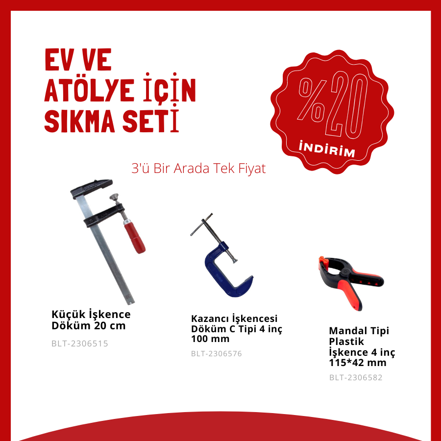 Clamping Set 1 for Home and Workshop Use