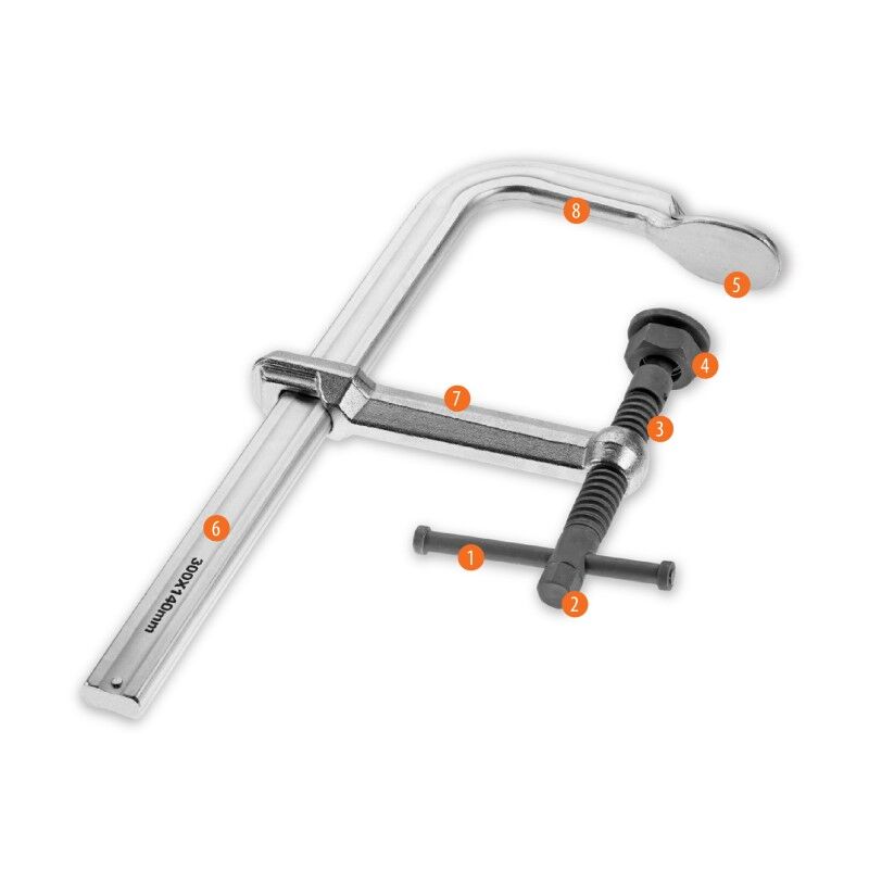 Kanca Heavy-Duty Forged Steel Clamp 100 cm (1000×140 mm)