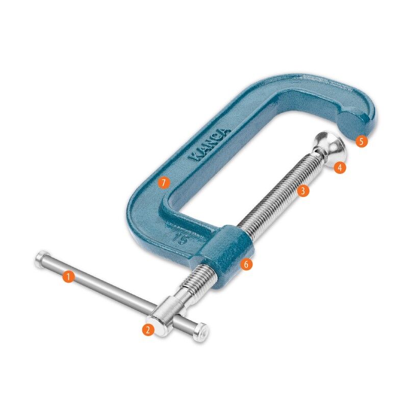 Kanca Cast Iron Clamp 3 Inch (100 mm)