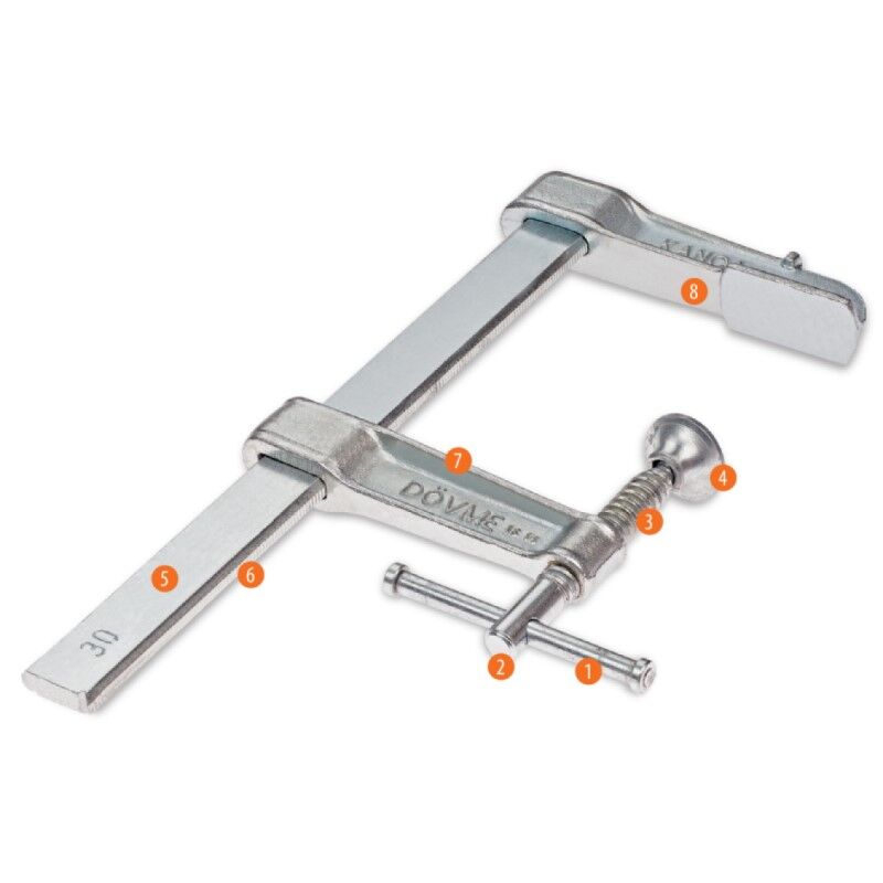 Kanca Forged Steel Vise 60 cm 600x120 mm