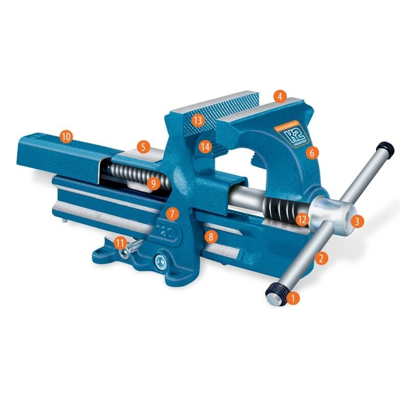 Kanca K2 Plumber's Vice 180 mm