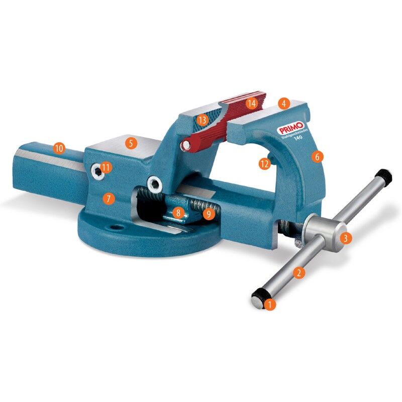 Kanca Primo Bench Vice 100 mm
