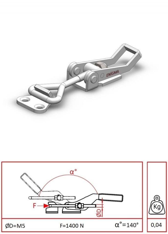 Hood Lock Tensioner Tool 93806 Y