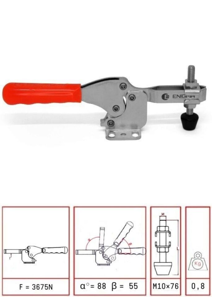 Horizontal Base Clamp Horizontal Connection Element 1264
